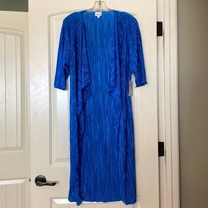 LuLaRoe Shirley Kimono Cover Up Royal Blue New Size Small NWT Swimsuit Cover Up